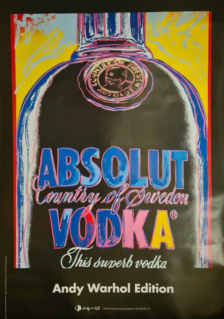 Art in Advertising Absolut Wahrol