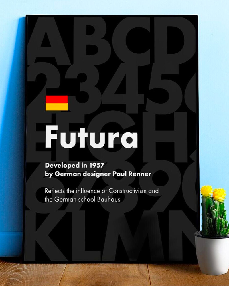 Typography : History & Rules Futura Font