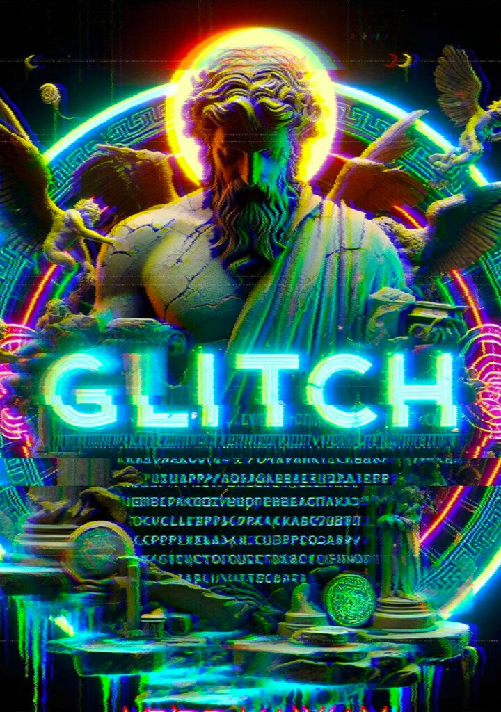 History of GRAPHIC Design Glitch poster