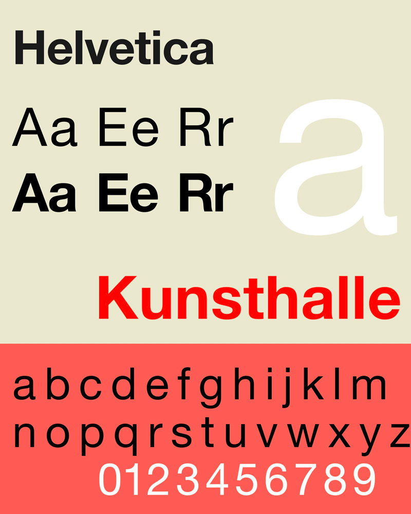 Typography : History & Rules Helvetica
