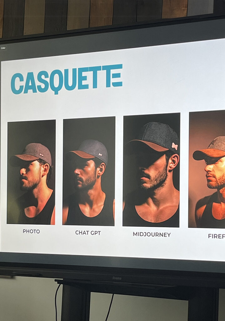 Traditional Photography vs AI casquettes